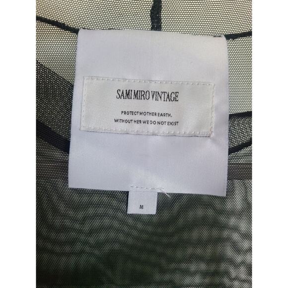 SAMI MIRO VINTAGE Mesh Bodysuit Size Medium - Picture 4 of 10